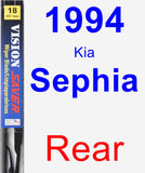 Rear Wiper Blade for 1994 Kia Sephia - Vision Saver