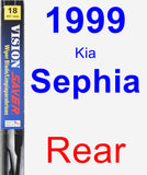 Rear Wiper Blade for 1999 Kia Sephia - Vision Saver