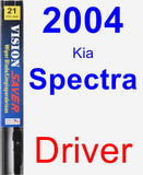 Driver Wiper Blade for 2004 Kia Spectra - Vision Saver