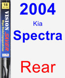 Rear Wiper Blade for 2004 Kia Spectra - Vision Saver