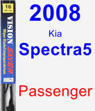 Passenger Wiper Blade for 2008 Kia Spectra5 - Vision Saver