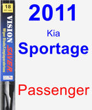 Passenger Wiper Blade for 2011 Kia Sportage - Vision Saver