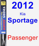 Passenger Wiper Blade for 2012 Kia Sportage - Vision Saver