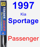 Passenger Wiper Blade for 1997 Kia Sportage - Vision Saver