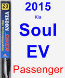 Passenger Wiper Blade for 2015 Kia Soul EV - Vision Saver