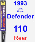 Rear Wiper Blade for 1993 Land Rover Defender 110 - Vision Saver