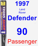 Passenger Wiper Blade for 1997 Land Rover Defender 90 - Vision Saver