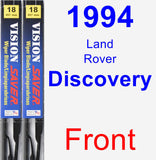 Front Wiper Blade Pack for 1994 Land Rover Discovery - Vision Saver