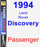 Passenger Wiper Blade for 1994 Land Rover Discovery - Vision Saver