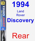 Rear Wiper Blade for 1994 Land Rover Discovery - Vision Saver