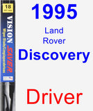 Driver Wiper Blade for 1995 Land Rover Discovery - Vision Saver