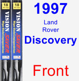 Front Wiper Blade Pack for 1997 Land Rover Discovery - Vision Saver