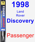 Passenger Wiper Blade for 1998 Land Rover Discovery - Vision Saver