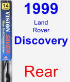 Rear Wiper Blade for 1999 Land Rover Discovery - Vision Saver
