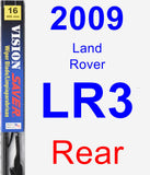 Rear Wiper Blade for 2009 Land Rover LR3 - Vision Saver