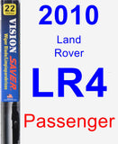 Passenger Wiper Blade for 2010 Land Rover LR4 - Vision Saver