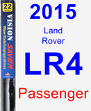 Passenger Wiper Blade for 2015 Land Rover LR4 - Vision Saver