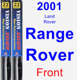 Front Wiper Blade Pack for 2001 Land Rover Range Rover - Vision Saver