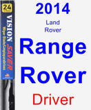 Driver Wiper Blade for 2014 Land Rover Range Rover - Vision Saver