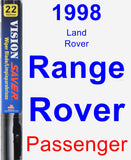 Passenger Wiper Blade for 1998 Land Rover Range Rover - Vision Saver