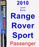 Passenger Wiper Blade for 2010 Land Rover Range Rover Sport - Vision Saver
