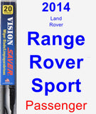 Passenger Wiper Blade for 2014 Land Rover Range Rover Sport - Vision Saver
