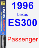Passenger Wiper Blade for 1996 Lexus ES300 - Vision Saver
