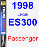 Passenger Wiper Blade for 1998 Lexus ES300 - Vision Saver