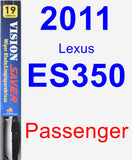 Passenger Wiper Blade for 2011 Lexus ES350 - Vision Saver