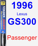 Passenger Wiper Blade for 1996 Lexus GS300 - Vision Saver