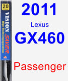 Passenger Wiper Blade for 2011 Lexus GX460 - Vision Saver