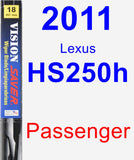Passenger Wiper Blade for 2011 Lexus HS250h - Vision Saver