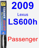 Passenger Wiper Blade for 2009 Lexus LS600h - Vision Saver