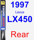 Rear Wiper Blade for 1997 Lexus LX450 - Vision Saver