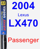 Passenger Wiper Blade for 2004 Lexus LX470 - Vision Saver