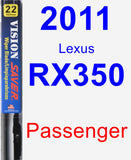 Passenger Wiper Blade for 2011 Lexus RX350 - Vision Saver