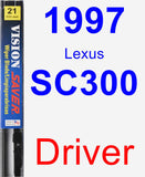 Driver Wiper Blade for 1997 Lexus SC300 - Vision Saver