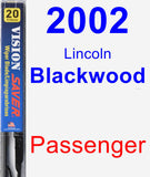 Passenger Wiper Blade for 2002 Lincoln Blackwood - Vision Saver