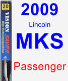 Passenger Wiper Blade for 2009 Lincoln MKS - Vision Saver