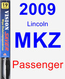 Passenger Wiper Blade for 2009 Lincoln MKZ - Vision Saver