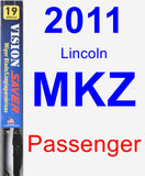 Passenger Wiper Blade for 2011 Lincoln MKZ - Vision Saver