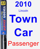 Passenger Wiper Blade for 2010 Lincoln Town Car - Vision Saver