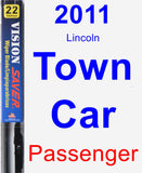 Passenger Wiper Blade for 2011 Lincoln Town Car - Vision Saver