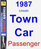 Passenger Wiper Blade for 1987 Lincoln Town Car - Vision Saver