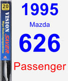 Passenger Wiper Blade for 1995 Mazda 626 - Vision Saver