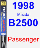 Passenger Wiper Blade for 1998 Mazda B2500 - Vision Saver