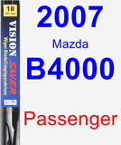 Passenger Wiper Blade for 2007 Mazda B4000 - Vision Saver
