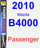 Passenger Wiper Blade for 2010 Mazda B4000 - Vision Saver