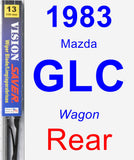 Rear Wiper Blade for 1983 Mazda GLC - Vision Saver
