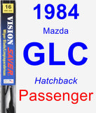 Passenger Wiper Blade for 1984 Mazda GLC - Vision Saver